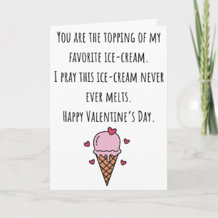 Carte Vous êtes le Topping - Ice Cream Love