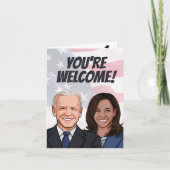 Carte Vous êtes les bienvenus, maintenant allez vous end (Devant)