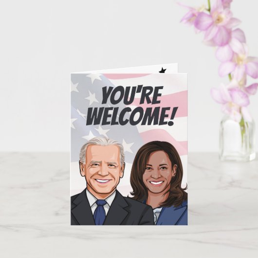 Carte Vous êtes les bienvenus, maintenant allez vous end (Orchidée)