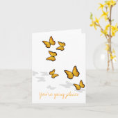 Carte Vous êtes les endroits allants (Fleur jaune)