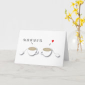 Carte Vous êtes ma tasse de *Love* indépendant (Fleur jaune)