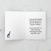 Carte « Vous êtes ma tasse de thé » (Intérieur)