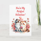 Carte Vous êtes ma valentine parfaite (Devant)