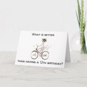 Carte "VOUS ÊTES MAINTENANT UN "ADOLESCENT* HEUREUX 13e 