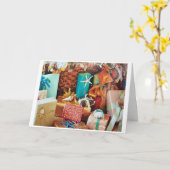 CARTE **VOUS** ÊTES MON CADEAU DE NOËL *SPÉCIAL* (Fleur jaune)