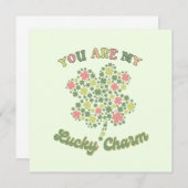 Carte Vous Êtes Mon Charme Chanceux (Devant / Derrière)