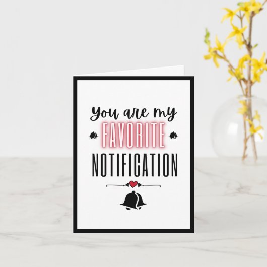 Carte Vous Êtes Mon Citation D'Amour De Notification Pré (Fleur jaune)