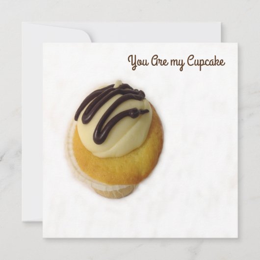 Carte Vous Êtes Mon Cupcake (Devant)