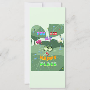 Carte Vous êtes mon endroit heureux