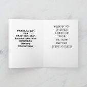 CARTE VOUS ÊTES MON ENSEIGNANT SPÉCIAL "VOEUX DE NOËL" (Intérieur)