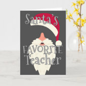 CARTE VOUS ÊTES MON ENSEIGNANT SPÉCIAL "VOEUX DE NOËL" (Fleur jaune)