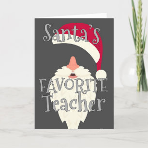 CARTE VOUS ÊTES MON ENSEIGNANT SPÉCIAL "VOEUX DE NOËL"