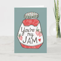 VOUS ÊTES MON JAM Illustration de fraise Amour per