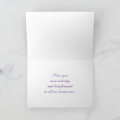 Carte Vous êtes mon monde (Intérieur)