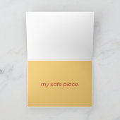 Carte Vous êtes mon refuge (Intérieur)
