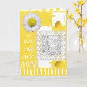 CARTE VOUS ÊTES MON SOLEIL (Fleur jaune)