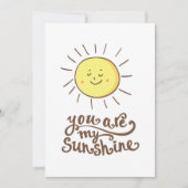 Carte Vous Êtes Mon Soleil (Devant)