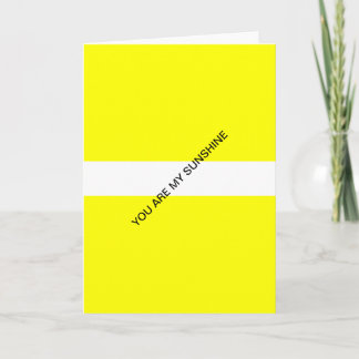 Carte vous êtes mon soleil