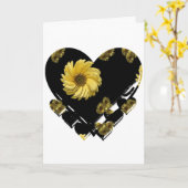 Carte "Vous êtes mon soleil " * (Fleur jaune)