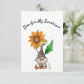 Carte Vous Êtes Mon Soleil - Gnomes (Debout devant)