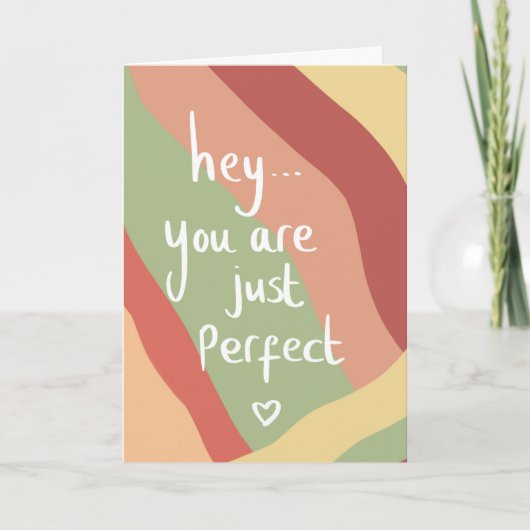 Carte Vous êtes parfait... (Devant)