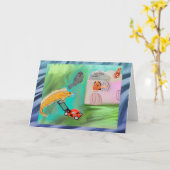 Carte Vous êtes plus bruyant qu'un souffleur à feuilles (Fleur jaune)