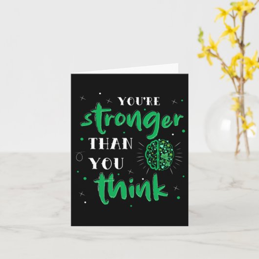 Carte Vous êtes plus forte que vous ne pensez les servic (Fleur jaune)