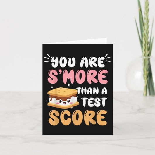Carte Vous êtes plus que prêt pour ce jour de test Test (Devant)