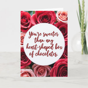 Carte Vous Êtes Plus Sucré Que Les Chocolats