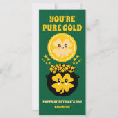 Carte Vous êtes Pure Gold St. Patrick's Day Pot Of Gold (Devant)