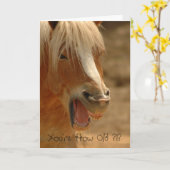 Carte Vous êtes quel âge ? ! ? (Fleur jaune)