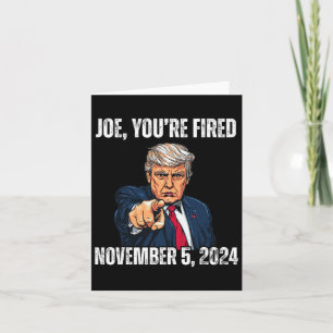 Carte Vous êtes renvoyé Donald Trump pour président 2024