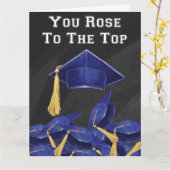 Carte Vous êtes Rose au sommet (Fleur jaune)