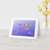 Carte Vous êtes si Love Card (Fleur jaune)