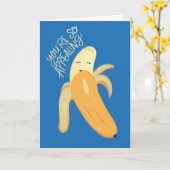 Carte Vous êtes si séduisant Banana Valentines voeux de  (Fleur jaune)