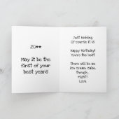 Carte Vous êtes si vain, pensez probablement que c'est à (Intérieur)