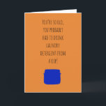 Carte Vous êtes si vieux Funny Birthday Card<br><div class="desc">Vous êtes si vieux,  vous avez probablement dû boire du détergent à lessive d’une tasse ! Cette drôle de carte d'anniversaire fera craquer tout le monde ! Soyez l'étoile des cartes la prochaine fois ! Customisez l'intérieur.</div>