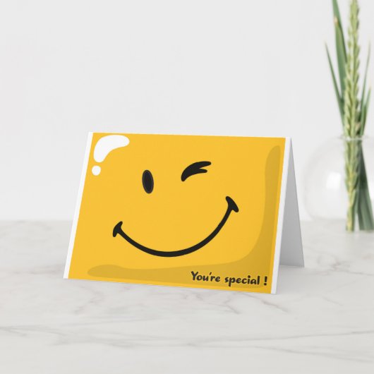 Carte Vous êtes spécial (Devant)