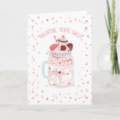 Carte Vous êtes Sweet Valentine Crazy Milkshake (Devant)