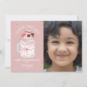 Carte Vous êtes Sweet Valentine Milkshake Photo