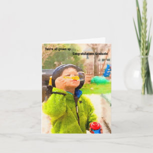 Carte Vous êtes tous Grown Up Boy Graduation Card