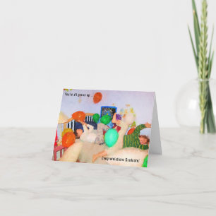 Carte Vous êtes tous Grown Up Boys Fun Graduation Card