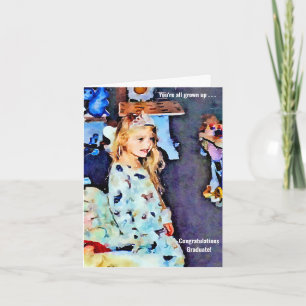 Carte Vous êtes tous Grown Up Girl Graduation Card