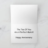 Carte Vous Êtes Tous Les Deux Parfaits (Anniversaire) (Intérieur)