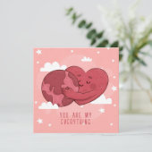 Carte Vous êtes tout pour moi Saint-Valentin  (Debout devant)