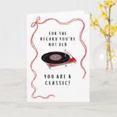 Carte Vous êtes un anniversaire classique (Fleur jaune)