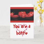 Carte Vous êtes un hottie (Fleur jaune)