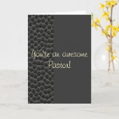 Carte Vous êtes un pasteur impressionnant (Fleur jaune)