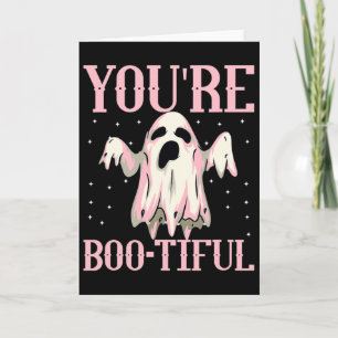 Carte Vous êtes un petit garçon mignon Halloween Boo Gho