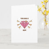 Carte Vous êtes un trésor (Fleur jaune)